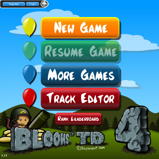 Play Bloons Tower Defense 4